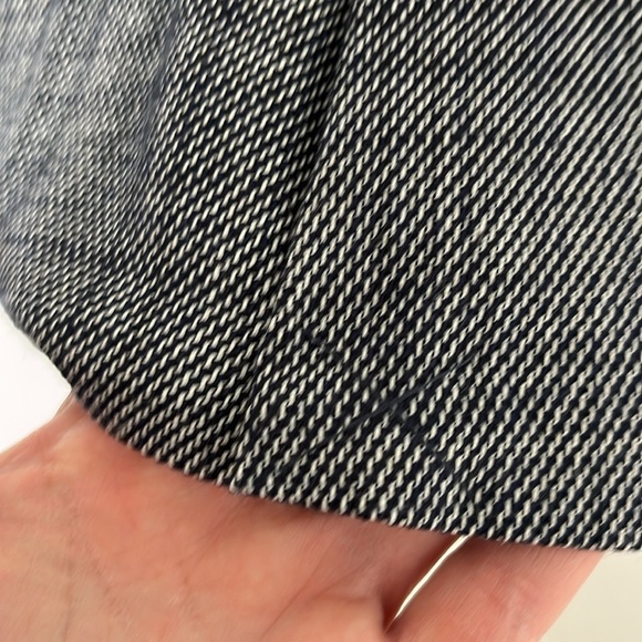 White House Black Market Women's Blazer Size 10 Blue White Office Business - Picture 7 of 15